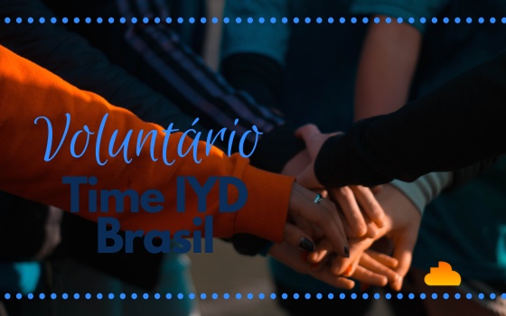 Voluntário no time do Dia da Juventude no Brasil